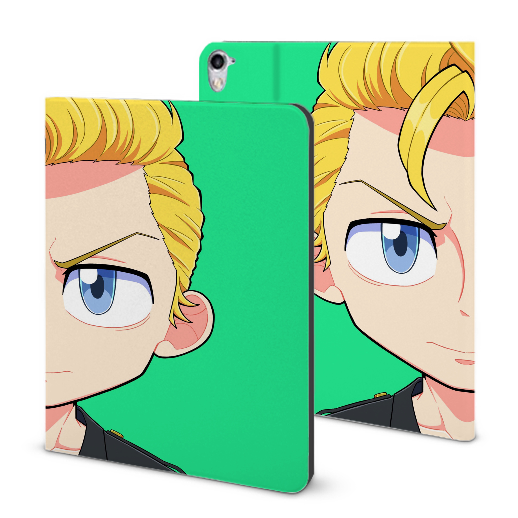 （画像用） 東京リベンジャーズ Tokyo Revengers IPad ケース ブック型 PUレザー TPU 耐衝撃 軽量 薄型 ペン収納なし 全面保護 IPad 各モデル対応